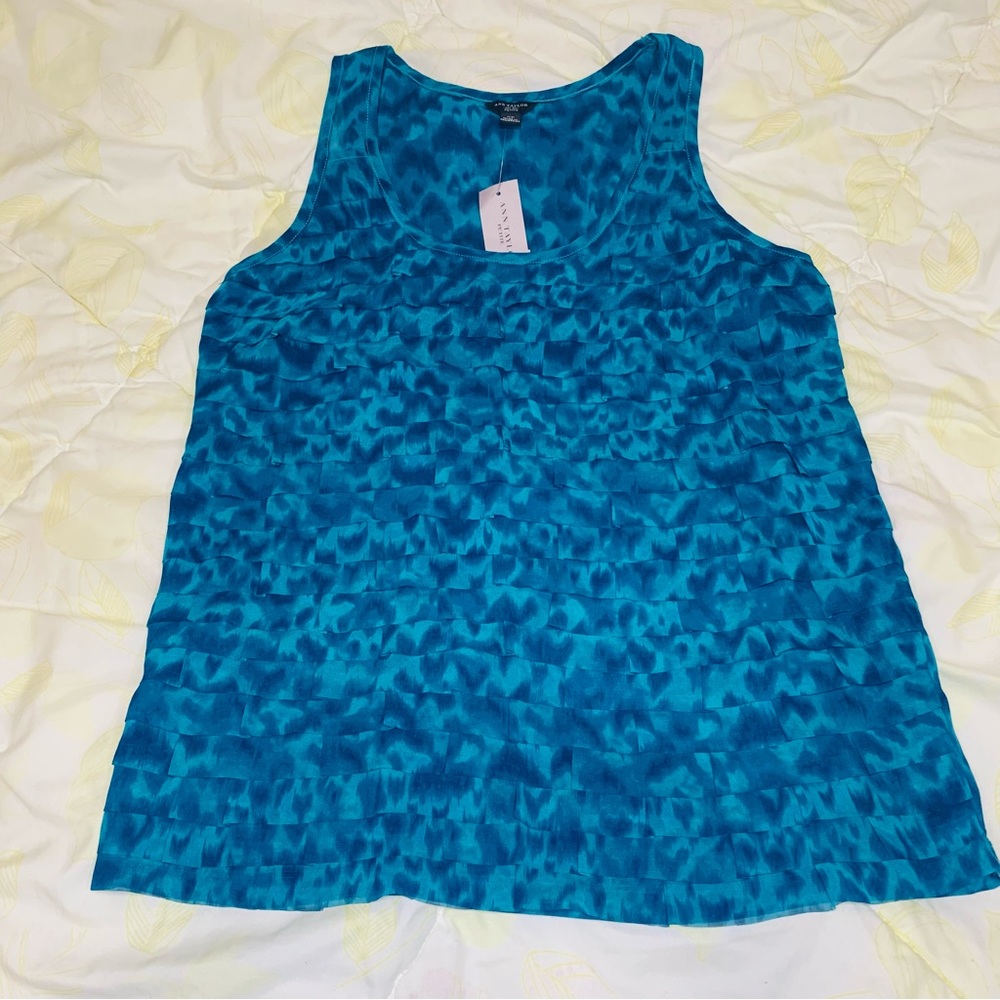 Ann Taylor Women’s Layers Blue Top Size: SP New With Tag